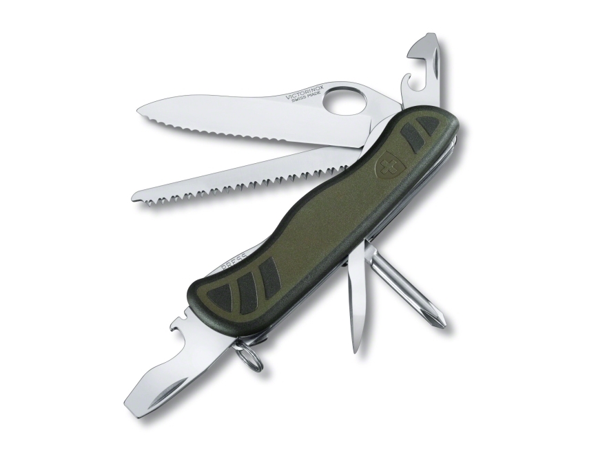 Victorinox Swiss Soldier''s Knife 08, Låsning af knivblad, Kniv med flere værktøjer, 18 mm, 131 g