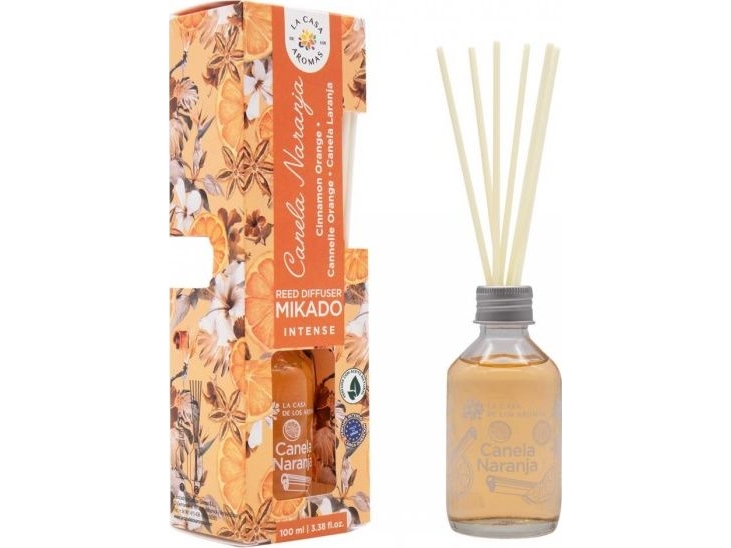 La Casa De Los Aromas Mikado Intense Duftstäbchen Zimt & Orange 100 Ml
