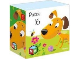 Puzzle 16 Stück Hund Multigra