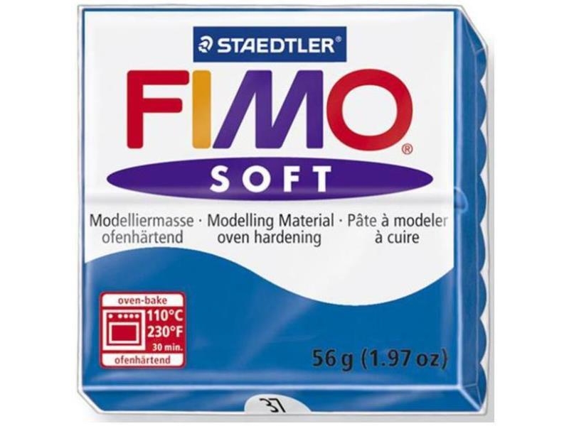 Staedtler Fimo Soft - Plasticine - Blå - 110 °C - 30 Min - 56 G - 55 Mm