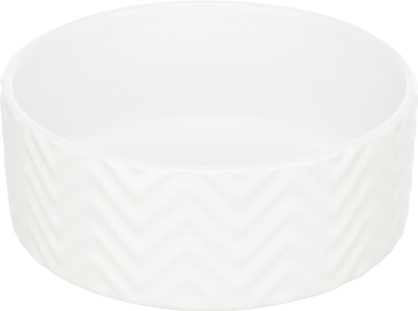 Trixie Skål, keramik, 0,4 l/ø 13 cm, hvid | Sällskapsdjur - Hund - Mat- och vattenskålar | GameStuff