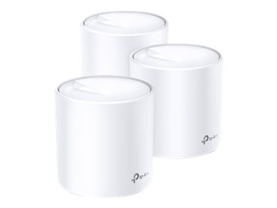 Tp-Link Ax1800 Mesh Wi-Fi 6 System Für Das Ganze Haus, 3Er Pack, Weiß, Intern, Mesh-System, Leistung, Fcc: <30 Dbm, Ce: <20 Dbm (2.4 Ghz), <23 Dbm (5