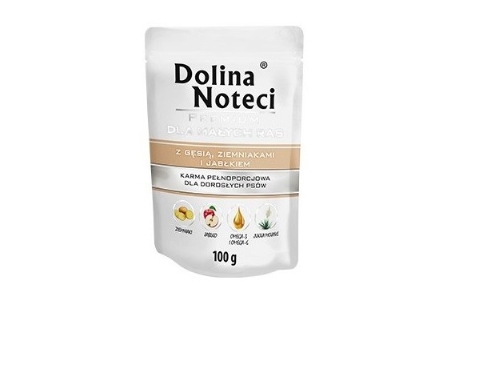 Dolina Noteci Premium våtfoder för små hundar med gås, potatis och äpple 100 g | Sällskapsdjur - Hund - Hundmat | GameStuff