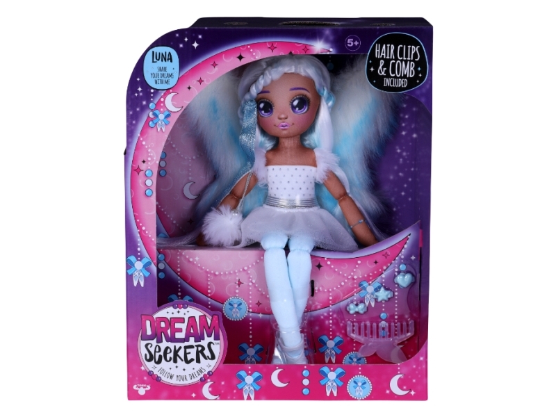 DREAM SEEKERS Pliušinė lėlė LUNA, 36 cm