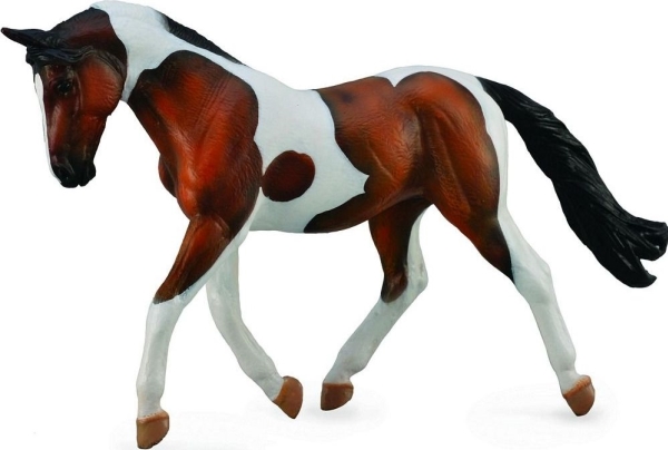 Figur Collecta Stute/ Hengst Der Rasse Stallion Bay Pinto Laufend (88450)