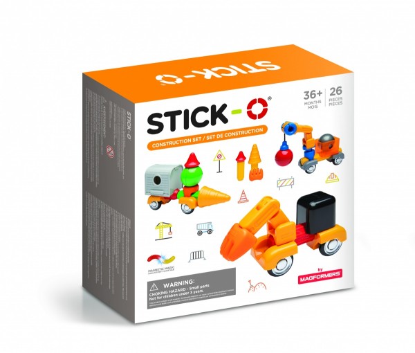 Magformers Magnet-Bausteine Stick-O Bau-Set 26 Teile (005-902004)