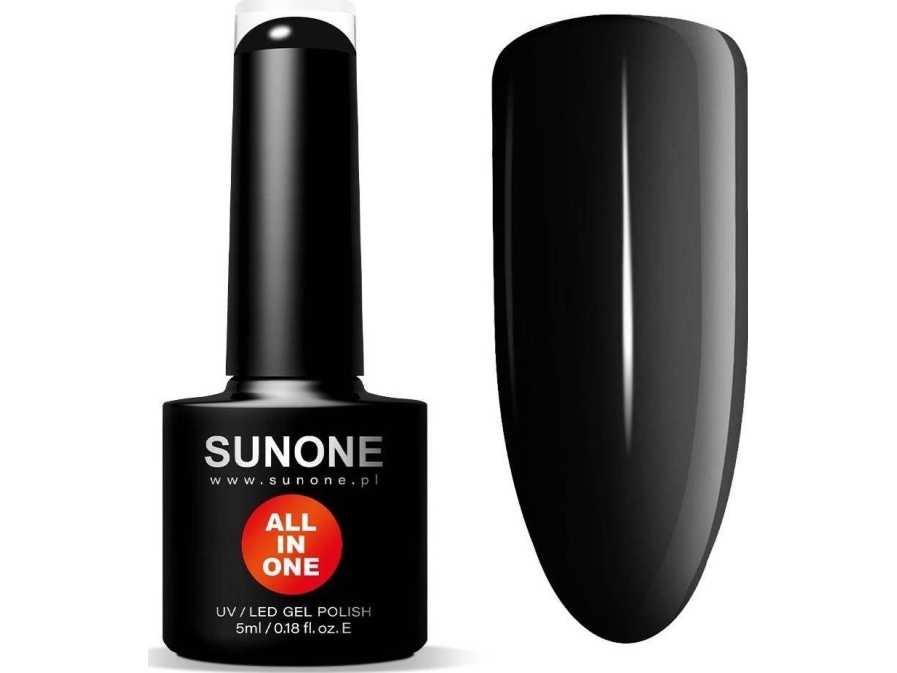 Sunone All In One Hybrid-Politur 3In1 Schwarz Inez 5Ml