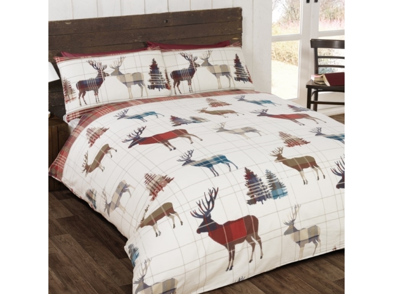 Hjort Christmas Sängkläder för dubbeltäcke 220x230cm | Baby & barn - Textil och kläder - Linne och lakan | GameStuff