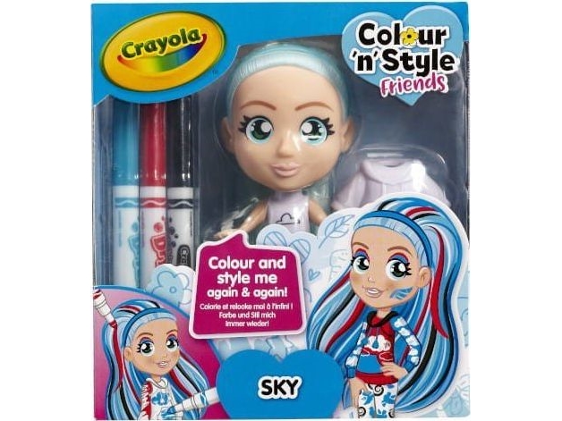 Crayola Lalka Colour'n'style Friends Sky Crayola