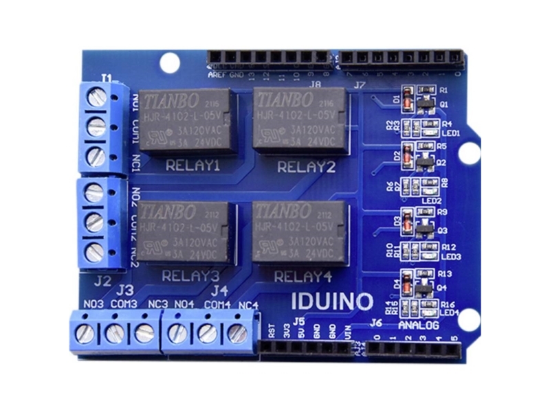 Iduino ME606 Shield Passer til: Arduino 1 stk | Mikroelektronik | GameStuff