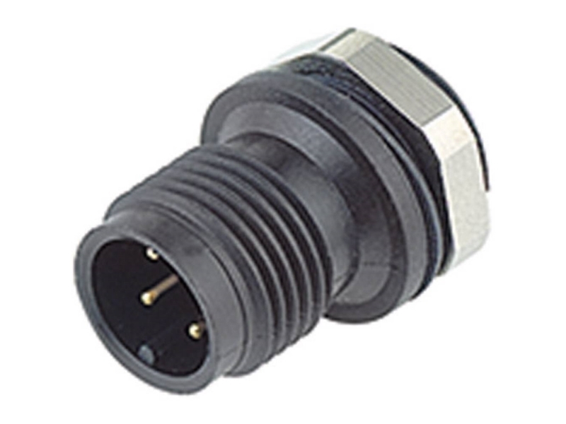 Binder 09-0431-81-04 Sensor- /aktor-stikforbinder til indbygning M12 Stik, lige Pol-tal (RJ): 4 1 stk