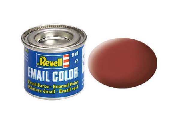 Emaillefarbe 14 Ml Rötlichbraun Matt