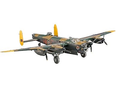 Revell Avro Lancaster Mk.I/Iii, Starrflügelflugzeug-Modell, Montagesatz, 1:72, Avro Lancaster Mk.I/Ii, Kunststoff, Second World War