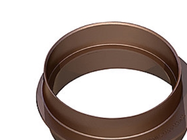 Motorvejskegle 315-400mm - gråjern