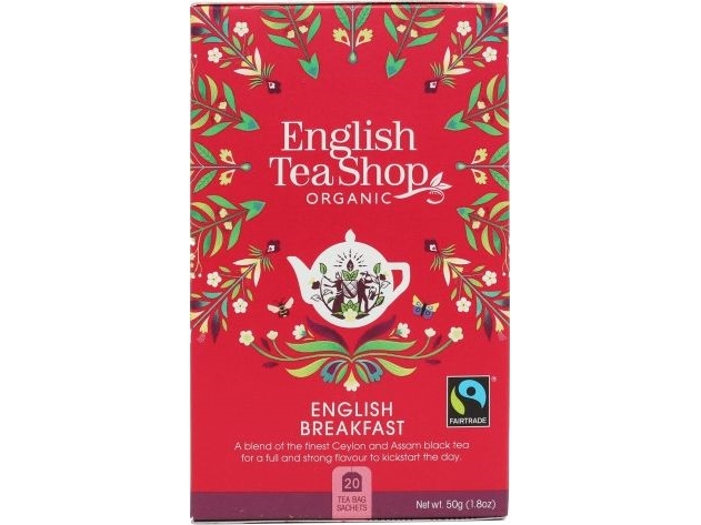 English Tea Sho Herbata English Breakfast (20x2,5) BIO 50 g | Catering - Drycker - The | GameStuff