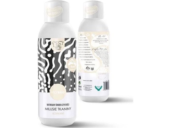 Fabric Softener Klareko Klareko, Milusie Fabrics, Fragrance-Free, 500 Ml