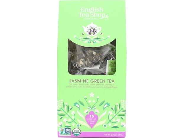 English Tea Shop Jasmine Green Tea – 15 tepåsar/pyramider | Catering - Drycker - The | GameStuff