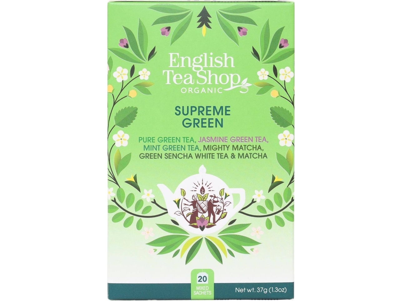 English Tea Shop Teemix Aromen Supreme Green, 20 Beutel