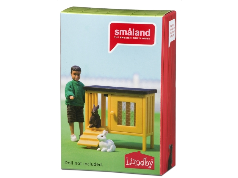 Småland 2 Kaniner+Bur | Leksaker - Figurer & Dockor - Djurfigurer | GameStuff