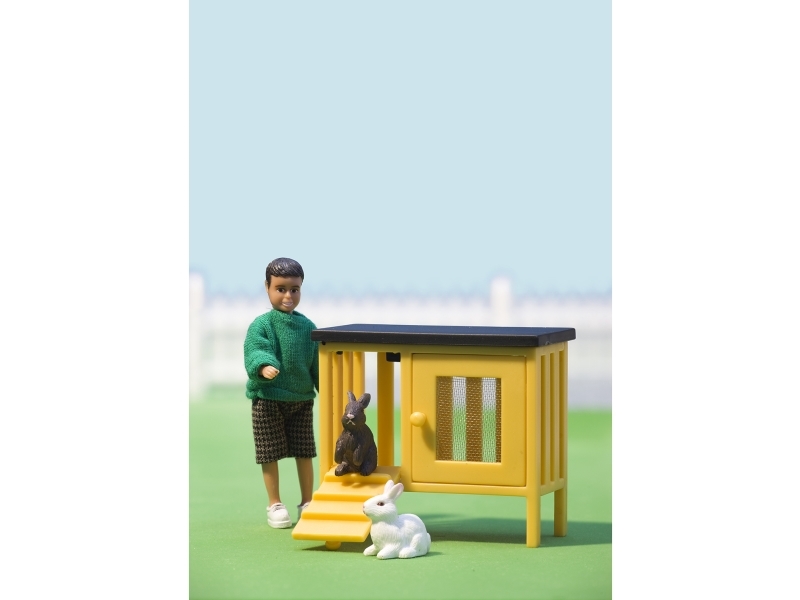 Småland 2 Kaniner+Bur | Leksaker - Figurer & Dockor - Dockhus och möbler | GameStuff