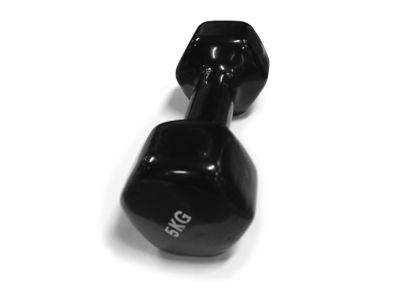 Hantel 5 kg Svart | Sport & Träning - Träningsutrustning - Hantlar | GameStuff