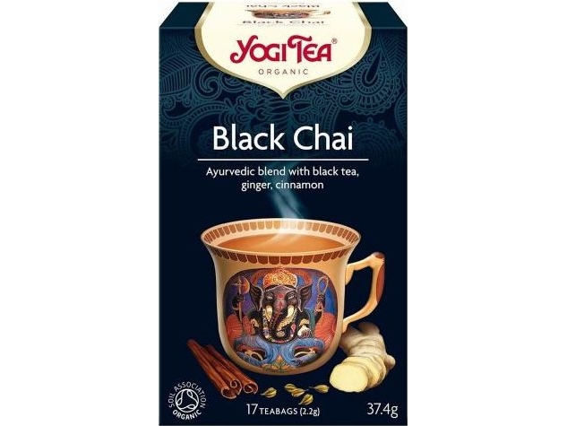 Yogi Tea Svart Chai Te med Ingefära och Kanel Bio (17 x 2,2 g) 37,4 g - Yogi Tea (4012824400658) - 24632 | Catering - Drycker - The | GameStuff