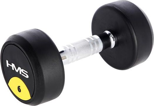Hms Hg Pro Gummierte Kurzhantel 1 X 6 Kg