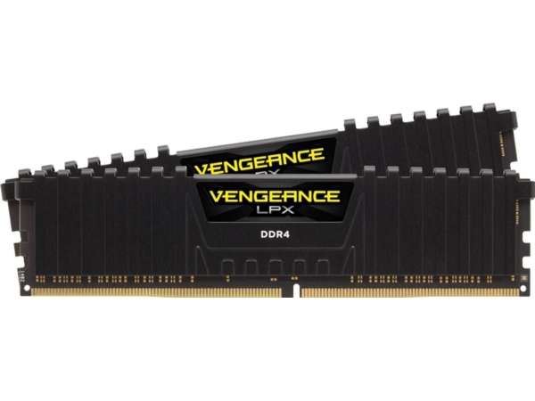 CORSAIR Vengeance LPX - DDR4 - sæt - 32 GB: 2 x 16 GB - DIMM 288-PIN - 3200 MT/s / PC4-25600 - CL16 - 1.35 V - ikke bufferet - ikke-ECC - sort