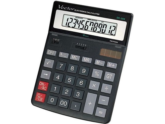 Lommeregner Casio Vector Kav Dk-206