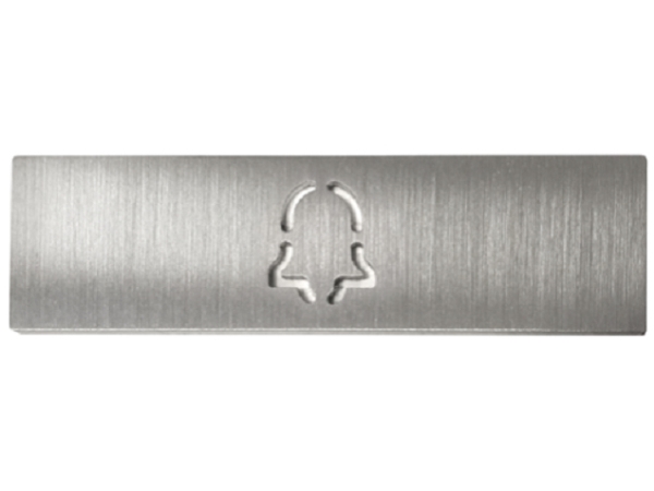 DoorBird 423860643, Anropsknappmodul, Børstet stål, DoorBird, Rustfritt stål, Overflate, DoorBird D21x Video Door Station