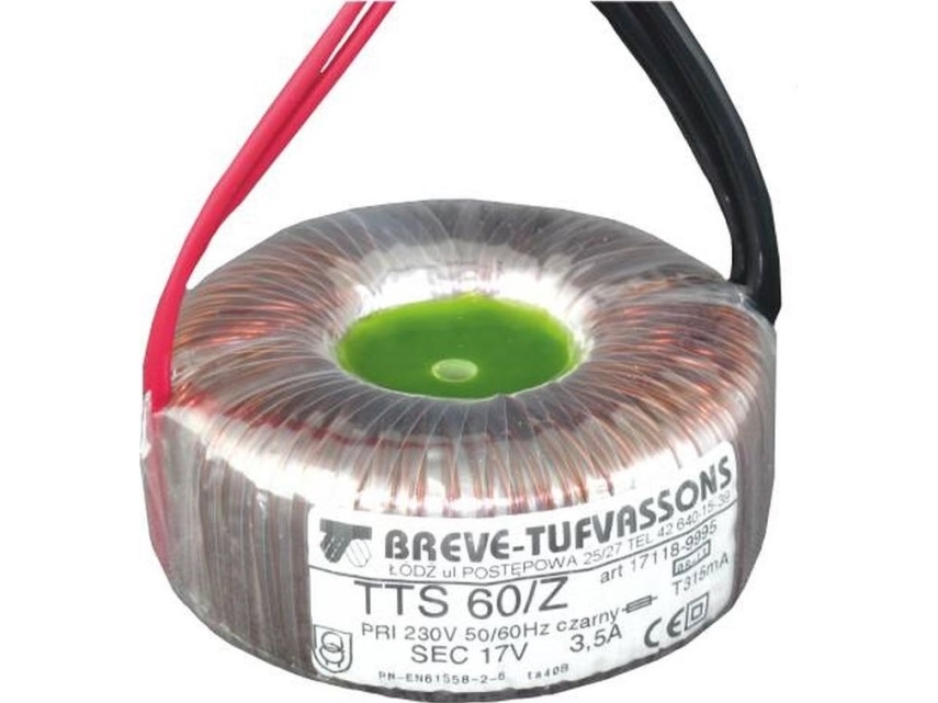 Breve Tufvassons Toroidtransformator Tts 35/Z 230/12V 35Va 17112-9994