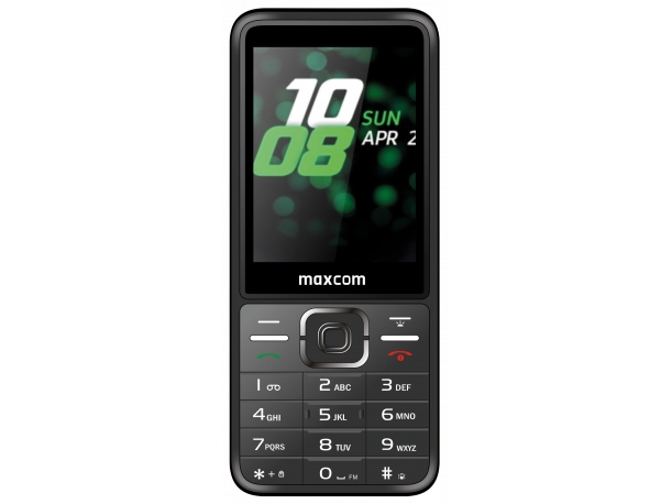 Maxcom Mm244 Classic, Menu, Dual Sim, 7,11 Cm (2.8"), 2 Mp, 1000 Mah, Sort