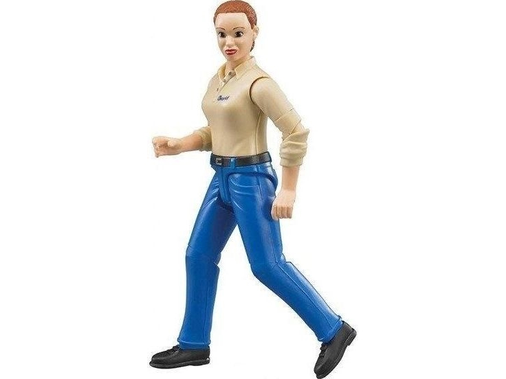 Bruder Bworld Figur - Frau In Blue Jeans