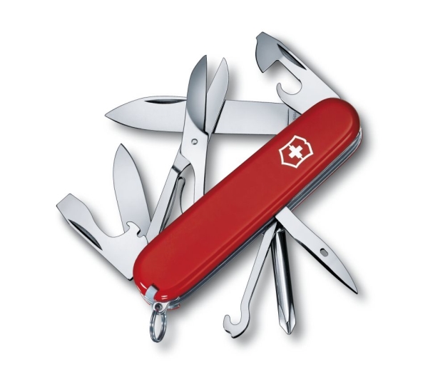Victorinox Super Tinker, Klappkniv uten lås, Multiverktøyskniv, ABS syntetisk, 17 mm, 84 g