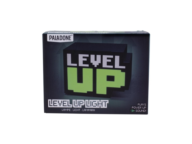 Paladone Level Up Light With Sound Retro Gaming Style Batteriebetrieben Mehrfarbig Pp8588