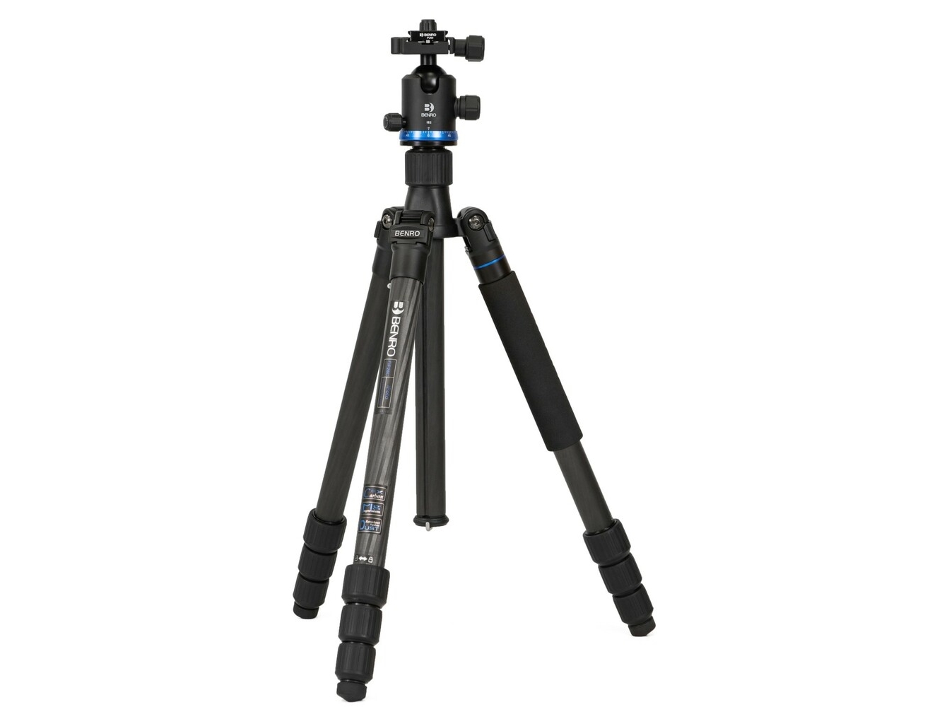 Benro Fif28cib2, 3 Ben, Sort, 165 Cm, 1,72 Kg