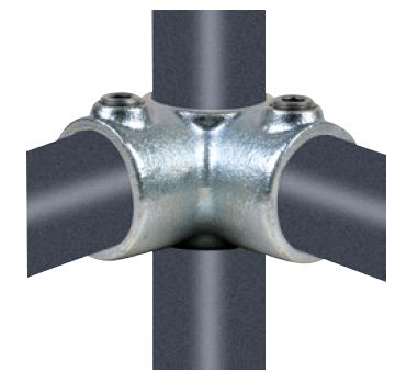 galvaniserad T-koppling - Rörklämmor T-koppling med sidoutlopp 26,9 mm x 3/4 | Trädgården - Bevattning av trädgårdar - Krankopplingar & Slangkopplingar | GameStuff