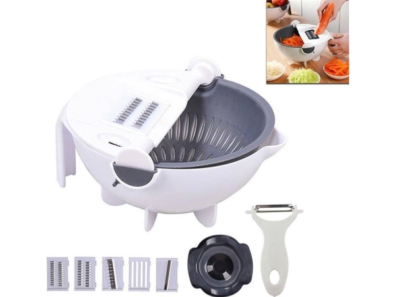 Home Appliances AG693 TARKA KRAJALNICA DO WARZYW OBROTOWA CEDZAK | Köksutrustning - Köksredskap - Rivjärn | GameStuff