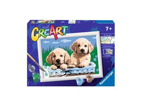 Ravensburger Creart Farg Ingår Pojke/flicka Farg Efter Nummer Set