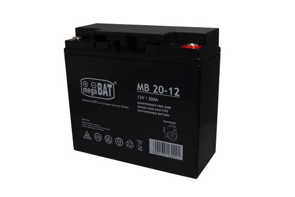 Mpl Power Vrla Akkumulator Mb 20-12 (180/75/166Mm)