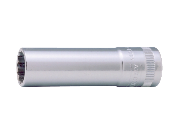 Bahco Tolvkanttop 3/8", Lang Udførelse, Sokkel, 3/8", Metric, 1 Hoved(Er), 19 Mm, Stål