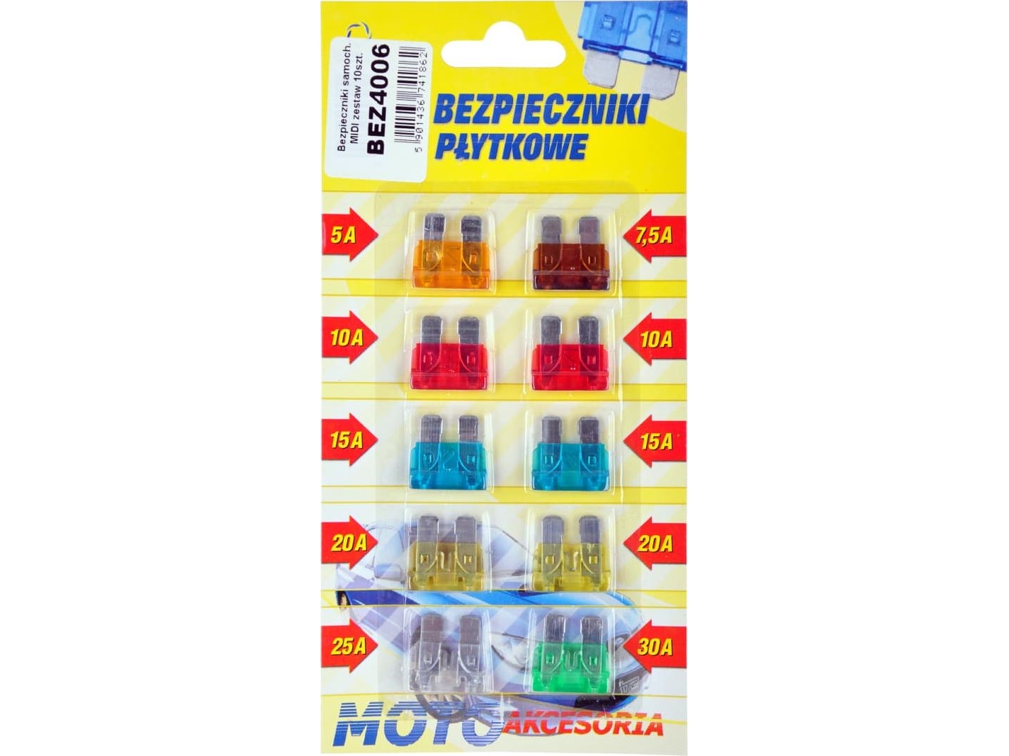 Kemot säkringar, MINI/MIDI set 10 st KEMOT | Bilvård & Biltillbehör - Utvändiga utrustning för bilar | GameStuff