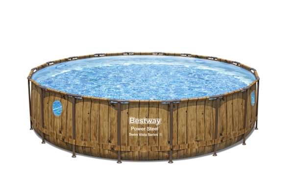 Bestway Power Steel™ Swim Vista Series™ Pool Set - 5.49m x 1.22m 23062 L | Trädgården - Pools & Vatten spel - Pools & bassäng | GameStuff