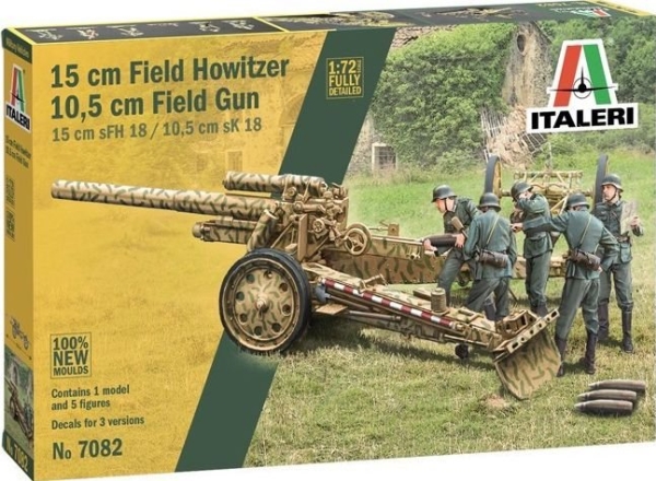1:72 15 Cm Field Howitzer / 10,5 Cm Field Gun