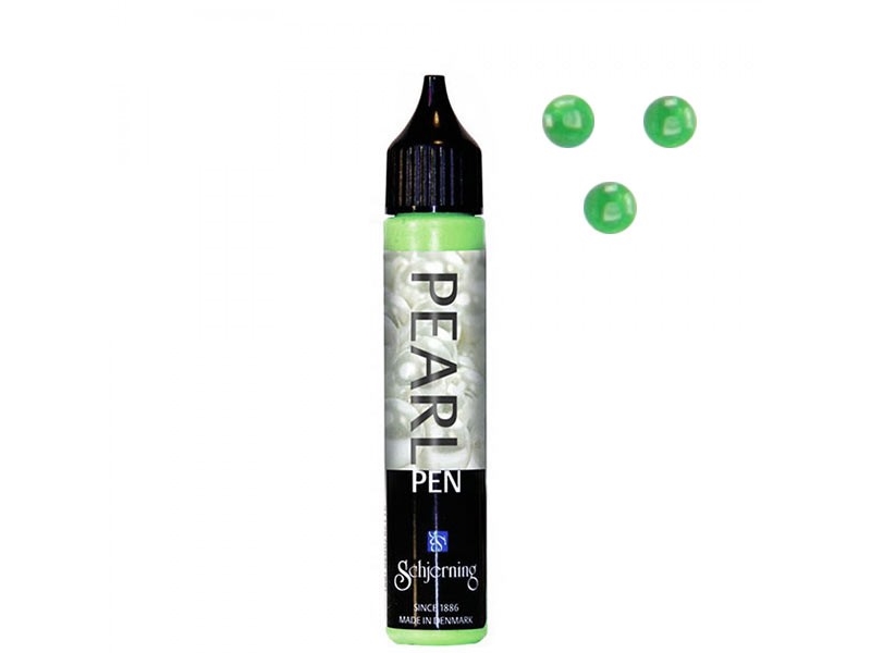 Schjerning 1022  Pearl Pen Lys grøn 28ML