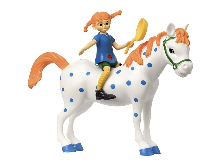 Pippi Langstrømpe - Pippi & Lilla Gubben Figurine Sæt