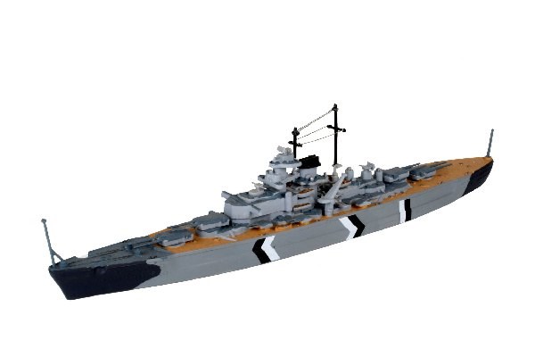 Revell 5802, Naval Ship Model, Montagesatz, 1:1200, Bismarck, Beide Geschlechter, Kunststoff