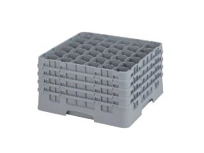 Opvaskekurv Cambro 50x50 til glas 36 rum Plast Grå,stk