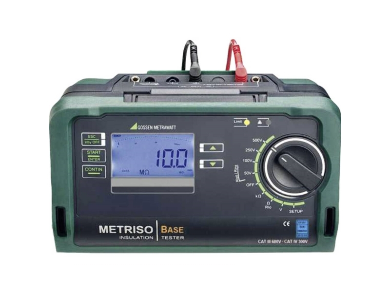 Gossen Metrawatt Metriso Base Isolationsmåler Kalibreret Dakks 100 250 500 100