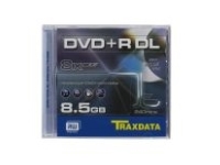 Traxdata Dvd+R Double Layer 10Pk, Dvd+R Dl, Kageæske, 10 Stk, 8,5 Gb